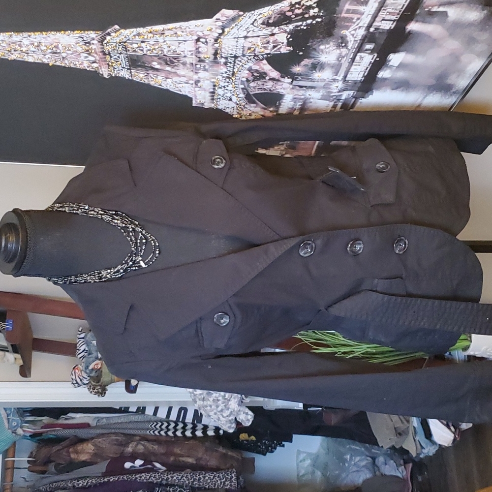 H & M black jacket size 10